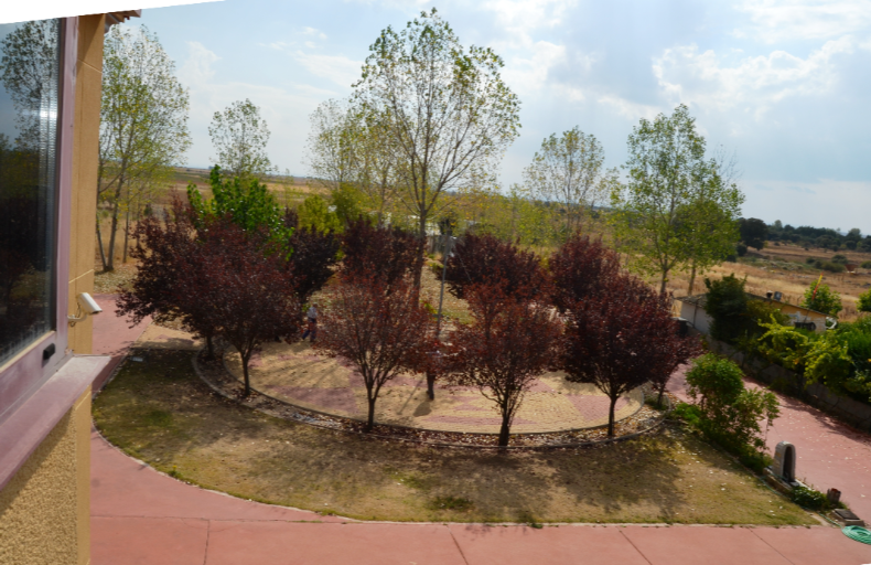 patio para residentes del centro residencial de Campolar Ardoncino
