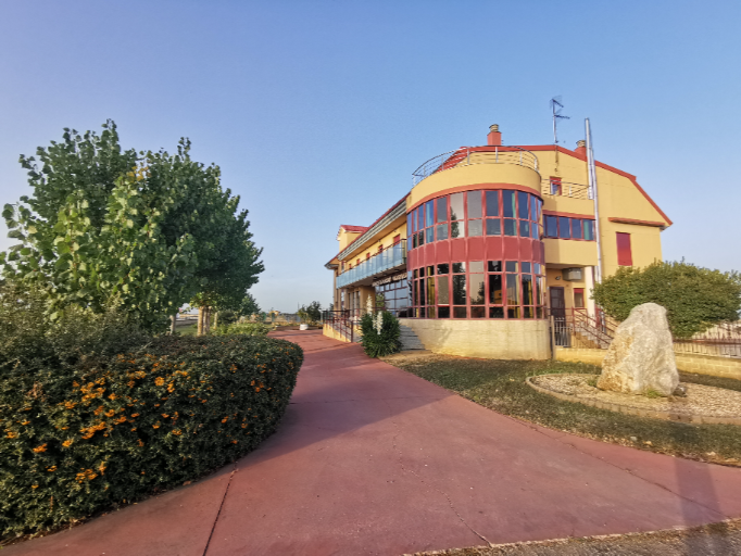 patio del centro residencial de Campolar Ardoncino