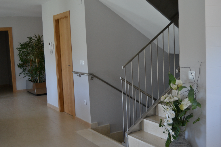 pasillos habitaciones con flores en La Casita