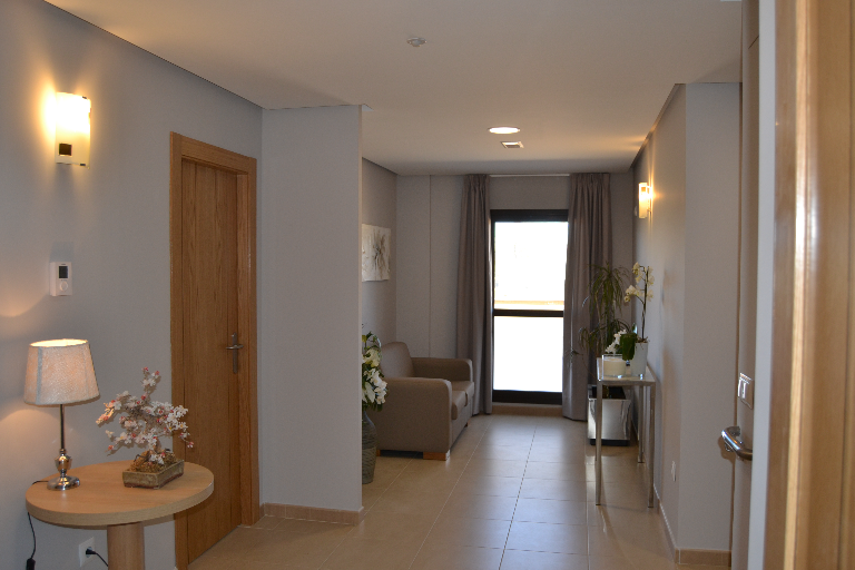 pasillo zonas comunes de La Casita en El Bierzo