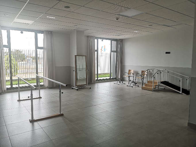 sala de ejercicios para los residentes de Campolar del Paramo