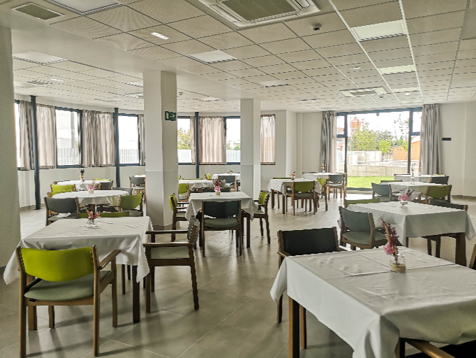 comedor para los residentes de la residencia de Campolar del Paramo