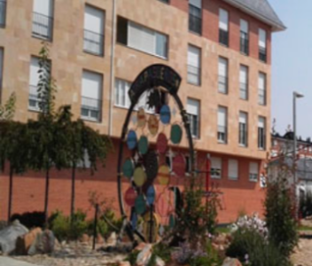 grupo campolar - fachada de las viviendas tuteladas